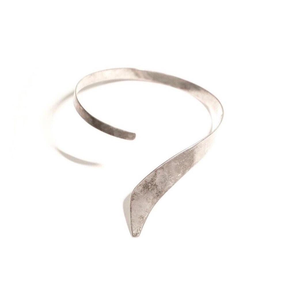 925 Silver Adjustable Lightweight Bracelet Snake … - image 1